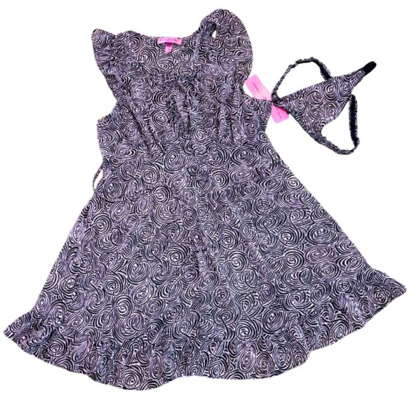 Betsey Johnson Intimates Sheer Babydoll Lingerie Slip Dress and Thong Size Large - Picture 7 of 11